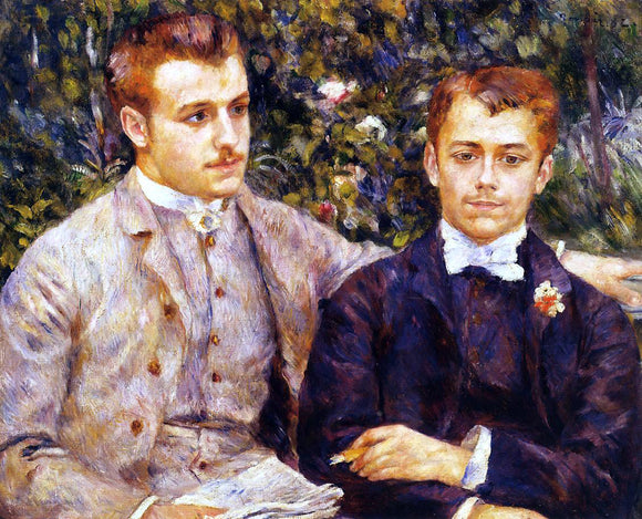  Pierre Auguste Renoir Charles and Georges Durand-Ruel - Canvas Art Print