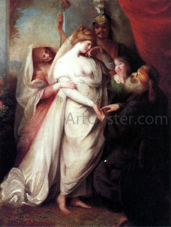  Rev. Matthew William Peters Charmain and the Soothsayer - Canvas Art Print