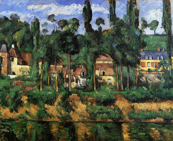  Paul Cezanne Chateau du Medan - Canvas Art Print