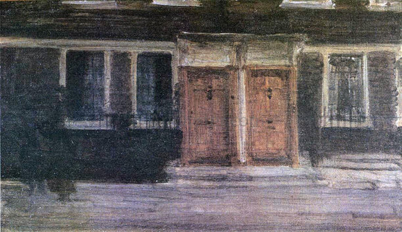  James McNeill Whistler Chelsea Houses - Canvas Art Print