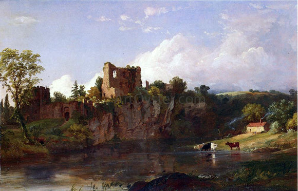 Jasper Francis Cropsey Chepstow Castle on the Wye - Canvas Art Print
