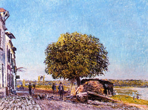  Alfred Sisley Chestnut Tree at Saint-Mammes - Canvas Art Print