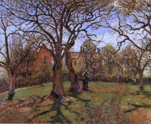  Camille Pissarro Chestnut Trees, Louveciennes, Spring - Canvas Art Print