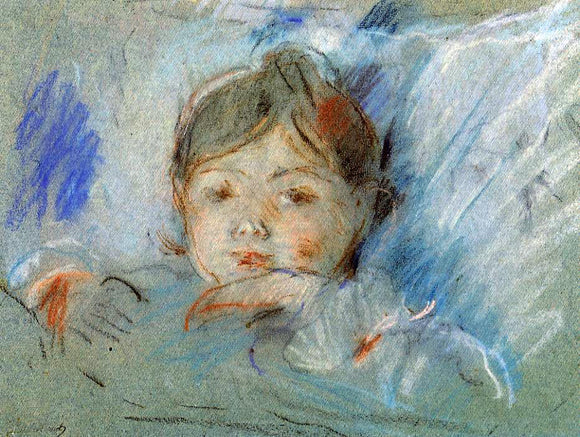  Berthe Morisot Child in Bed - Canvas Art Print