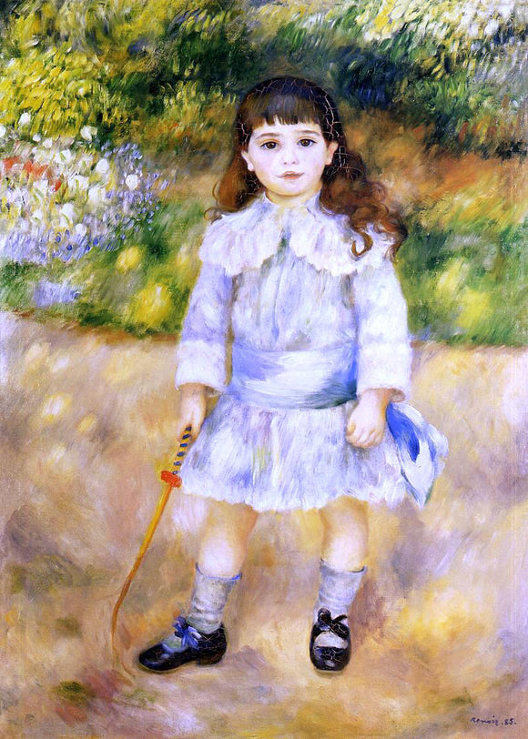  Pierre Auguste Renoir Child with a Whip - Canvas Art Print