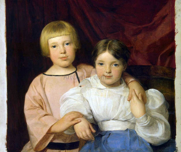  Ferdinand Georg Waldmuller Children - Canvas Art Print