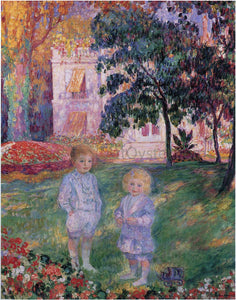  Henri Lebasque Children in the Garden - Canvas Art Print