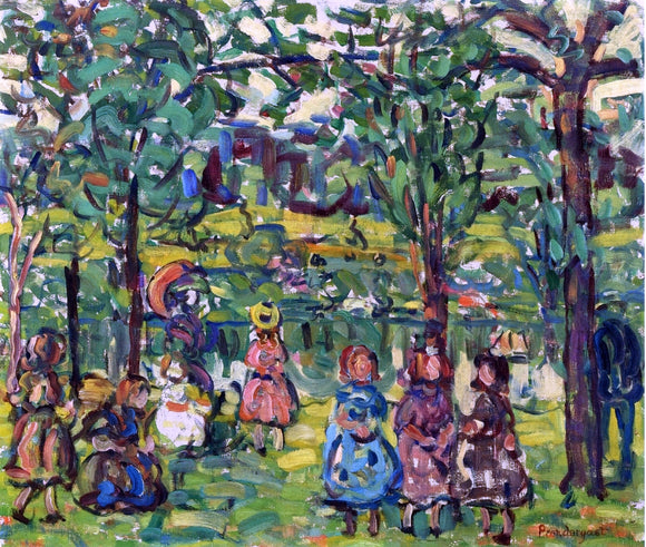  Maurice Prendergast Children in the Park - Canvas Art Print