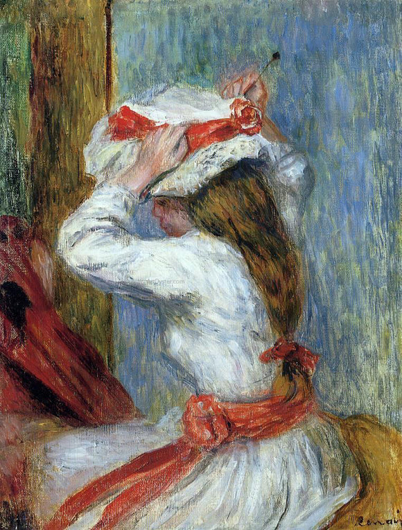  Pierre Auguste Renoir Child's Head - Canvas Art Print