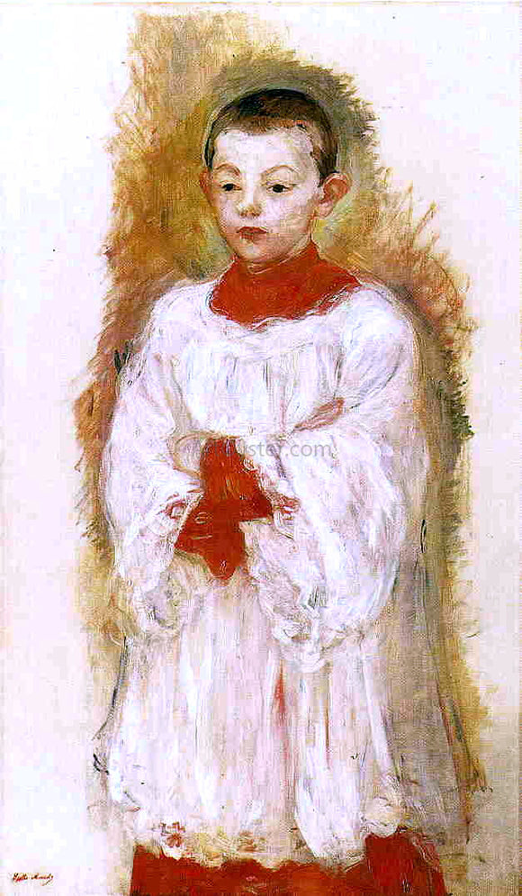  Berthe Morisot Choir Boy - Canvas Art Print