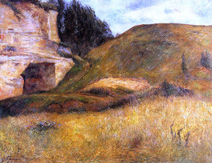  Paul Gauguin Chou Quarry, Hole in the Cliff - Canvas Art Print