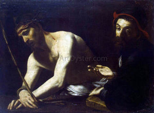  Giovanni Battista Caracciolo Christ and Caiaphas - Canvas Art Print
