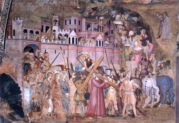 Andrea Da Firenze Christ Bearing the Cross to Calvary - Canvas Art Print
