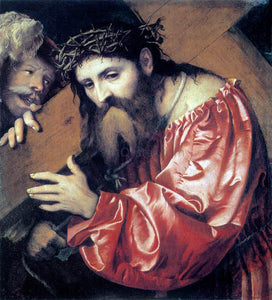  Girolamo Romanino Christ Carrying the Cross - Canvas Art Print