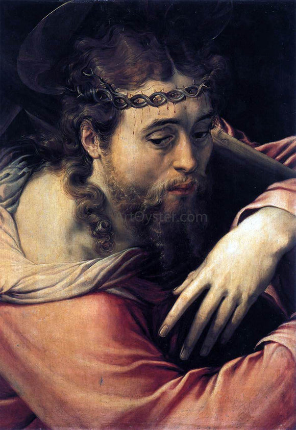  Cecchino Del Salviati Christ Carrying the Cross - Canvas Art Print