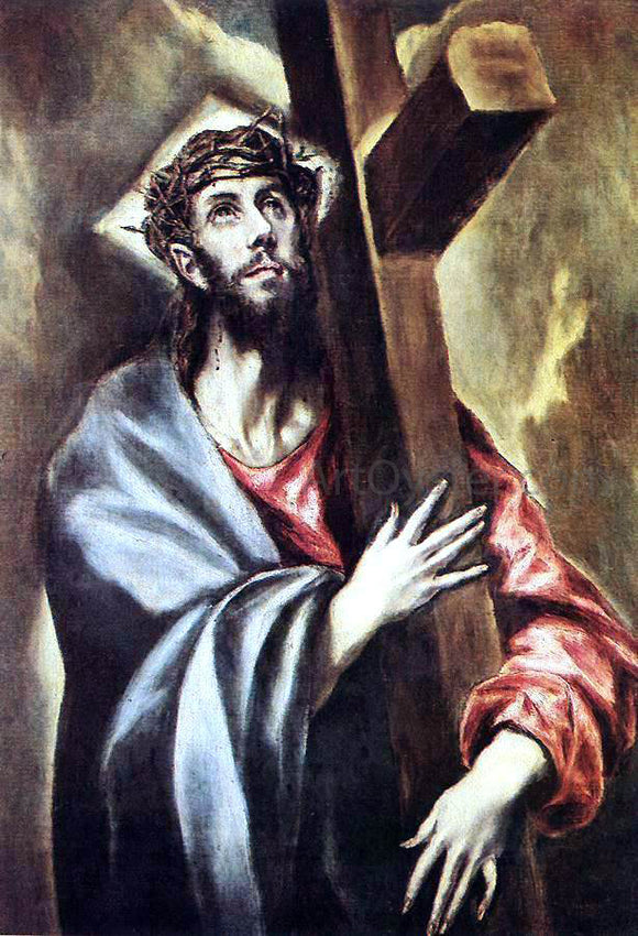  El Greco Christ Carrying the Cross - Canvas Art Print