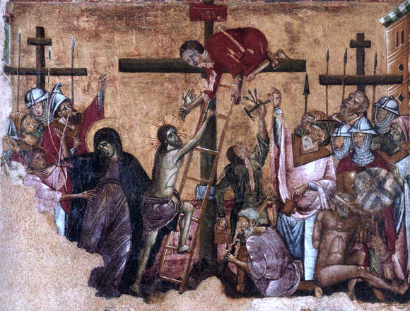  Guido Da siena Christ Crucified - Canvas Art Print