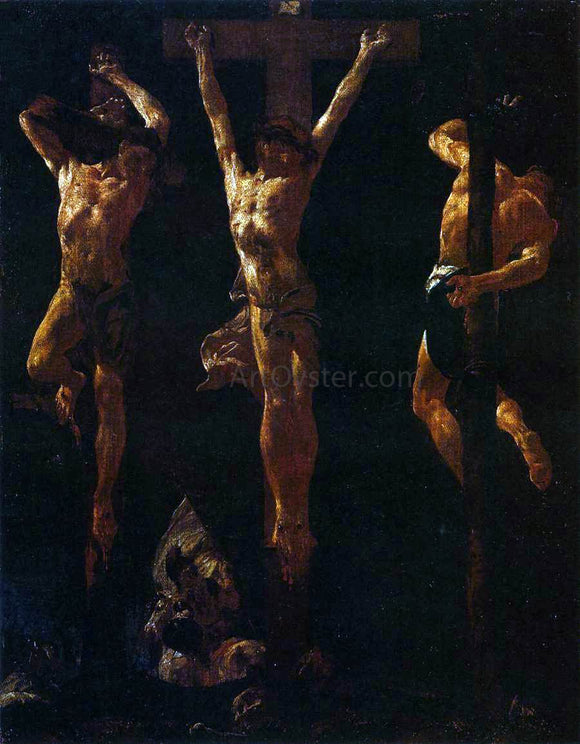  Giovanni Battista Piazzetta Christ Crucified Between the Two Thieves - Canvas Art Print