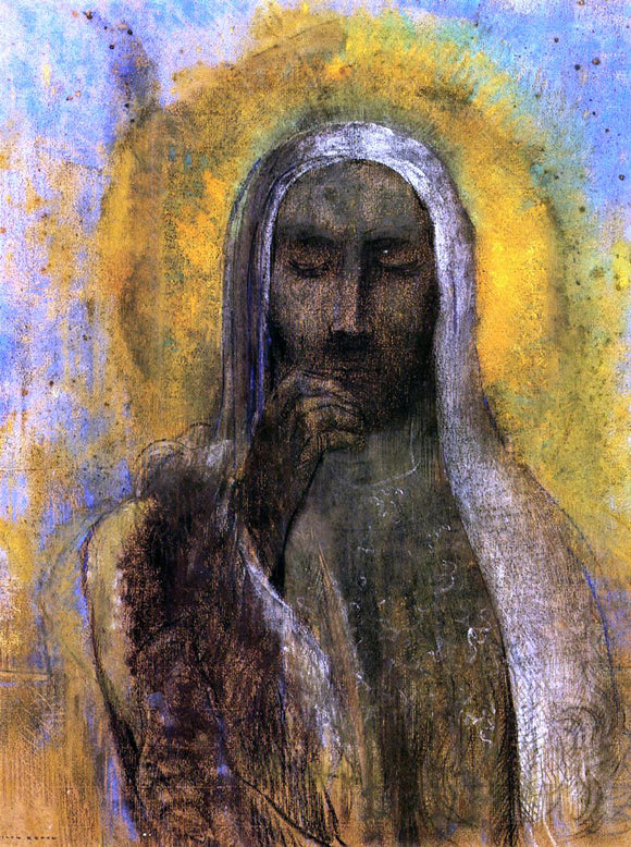  Odilon Redon Christ in Silence - Canvas Art Print