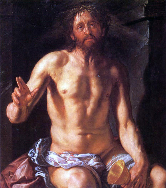  Hendrick Goltzius Christ the Redeemer - Canvas Art Print