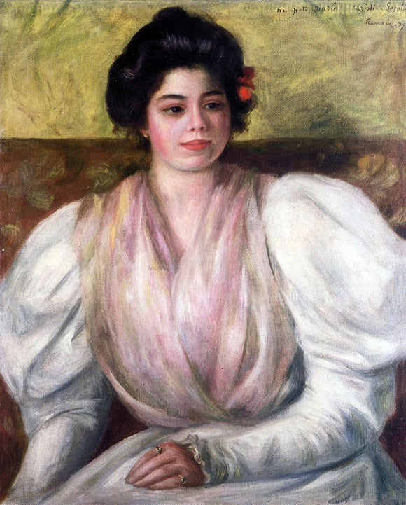  Pierre Auguste Renoir Christine Lerolle - Canvas Art Print
