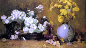  Emil Carlsen Chrysanthemums - Canvas Art Print