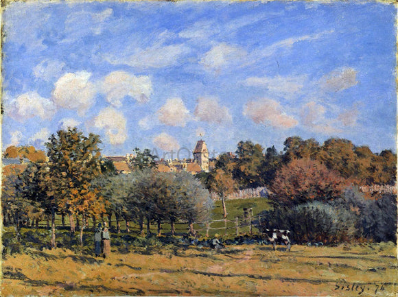  Alfred Sisley Church at Noisy Le Roi in Autumn - Canvas Art Print