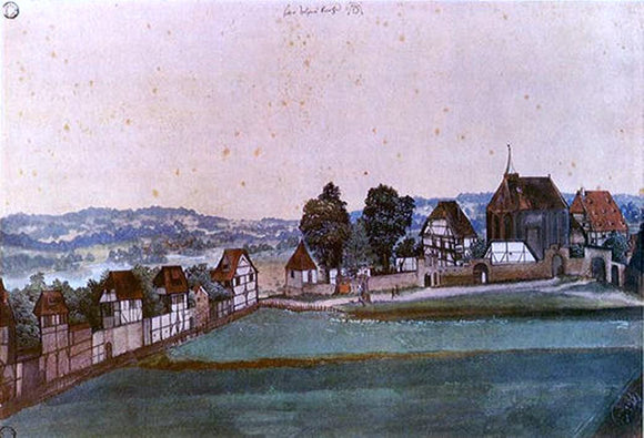 Albrecht Durer Church of St John - Canvas Art Print