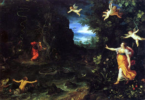  The Elder Jan Bruegel Circe and Ulysses - Canvas Art Print