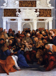  Ludovico Mazzolino Circumcision - Canvas Art Print