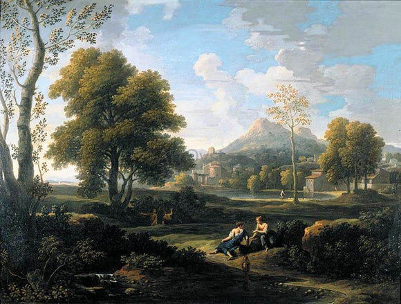  Jan Frans Van Bloemen Classical Landscape - Canvas Art Print