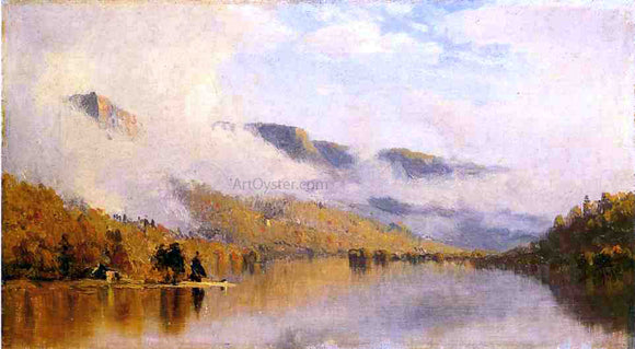  Sanford Robinson Gifford Clearing Storm over Lake George - Canvas Art Print