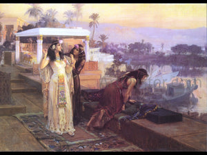  Frederick Arthur Bridgman Cleopatra on the Terraces of Philae - Canvas Art Print