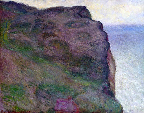  Claude Oscar Monet Cliff at Petit Ailly in Grey Weather - Canvas Art Print