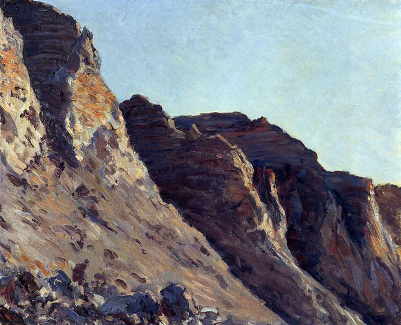  Gustave Caillebotte Cliff at Villers-sur-Mer - Canvas Art Print