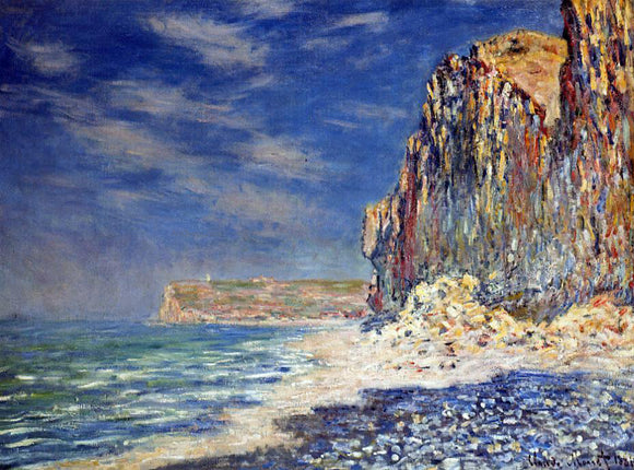  Claude Oscar Monet A Cliff near Fecamp - Canvas Art Print