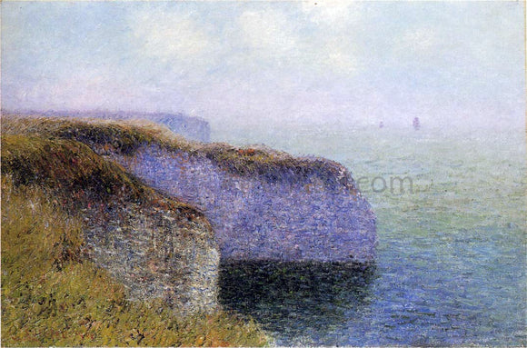  Gustave Loiseau Cliffs of Etretat - Canvas Art Print