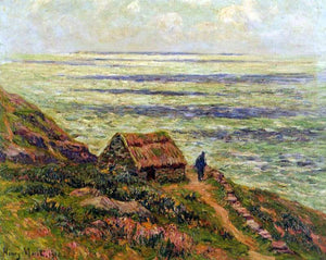  Henri Moret Cliffs of Jaboure - Canvas Art Print
