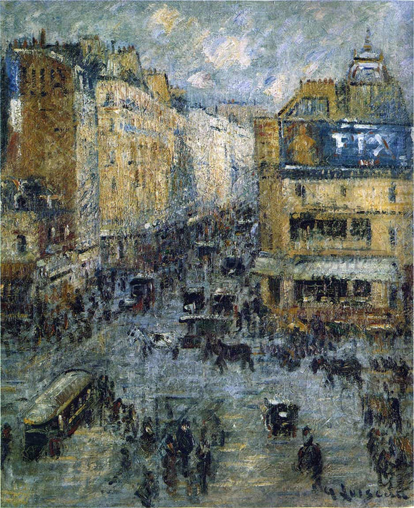  Gustave Loiseau Cligancourt Street in Paris - Canvas Art Print