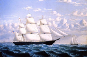  William Bradford Clipper Ship 'Northern Light' of Boston - Canvas Art Print