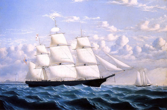  William Bradford Clipper Ship 'Northern Light' of Boston - Canvas Art Print