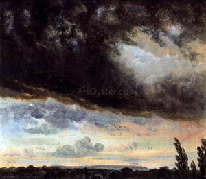  Johan Christian Claussen Dahl Cloud Study with Horizon - Canvas Art Print