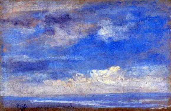  Eugene-Louis Boudin Clouds - Canvas Art Print