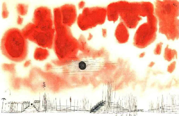  Paul Klee Clouds Over Bor - Canvas Art Print
