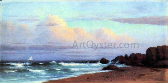  Francis A Silva Coast near Cape Ann - Canvas Art Print