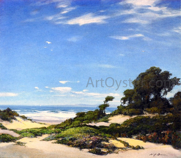  Henry Breuer Coast of Carmel - Canvas Art Print