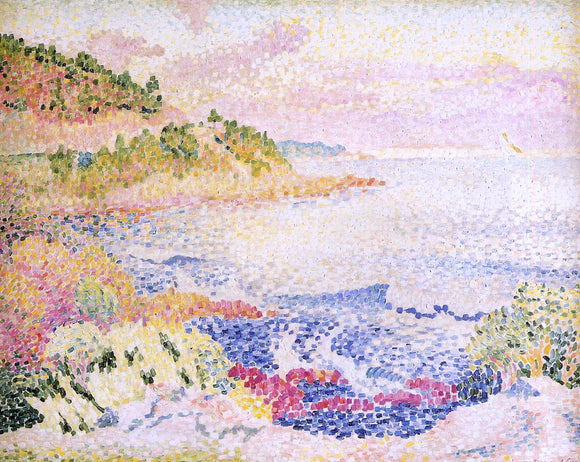  Henri Edmond Cross Coast of Provence, Le Four des Maures - Canvas Art Print