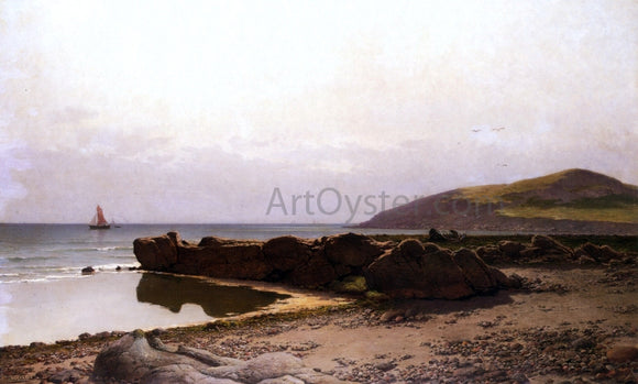  Hans Schleich Coastal Landscape - Canvas Art Print