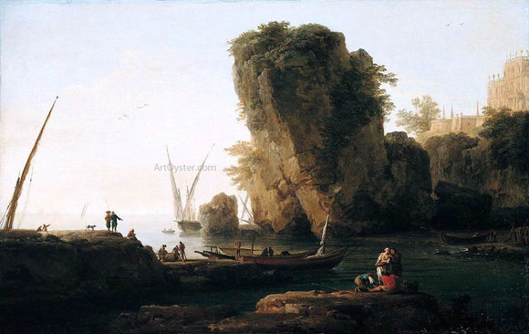  Claude-Joseph Vernet Coastal Landscape - Canvas Art Print