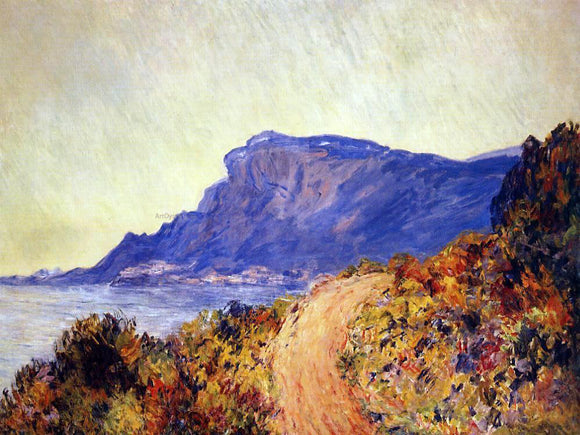  Claude Oscar Monet Coastal Road at Cap Martin, near Menton - Canvas Art Print